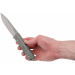 Couteau LionSteel B40.CVG lame 10,3cm manche en micarta vert gaine + étui en cuir
