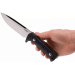 Couteau LionSteel T5.MI lame 12,8cm manche en micarta noir + étui en cuir