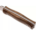Couteau LionSteel M4.WN lame 9,5cm manche en bois de noyer + étui en cuir