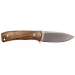Couteau LionSteel M4.WN lame 9,5cm manche en bois de noyer + étui en cuir
