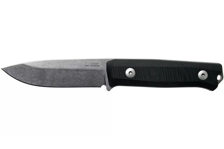 Couteau LionSteel B40.GBK lame 10,3cm manche en G10 noir + &eacute;tui en cuir