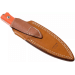Couteau LionSteel B40.GOR lame 10,3cm manche en G10 orange + étui en cuir
