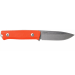 Couteau LionSteel B40.GOR lame 10,3cm manche en G10 orange + étui en cuir