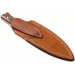 Couteau LionSteel B40.ST lame 10,3cm manche en bois de santal + étui en cuir