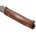 Couteau LionSteel B40.ST lame 10,3cm manche en bois de santal + étui en cuir