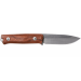Couteau LionSteel B40.ST lame 10,3cm manche en bois de santal + étui en cuir