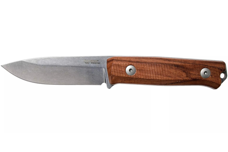 Couteau LionSteel B40.ST lame 10,3cm manche en bois de santal + &eacute;tui en cuir