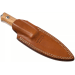 Couteau LionsSteel B40.UL lame 10,3cm manche en bois d'olivier + étui en cuir