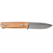Couteau LionsSteel B40.UL lame 10,3cm manche en bois d'olivier + étui en cuir