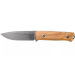 Couteau LionsSteel B40.UL lame 10,3cm manche en bois d'olivier + étui en cuir