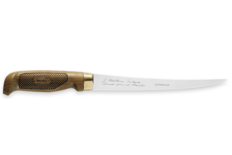 Couteau &agrave; filets Marttiini Classic Superflex 630016 lame 19cm manche bouleau + &eacute;tui