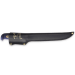 Couteau à filets Marttiini Martef 836014 lame 18cm manche caoutchouc noir + étui