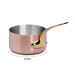 Casserole en cuivre inox Mauviel M'Héritage 200B compatible tous feux sauf induction