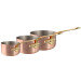 Casserole en cuivre inox Mauviel M'Héritage 200B compatible tous feux sauf induction
