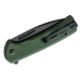 Couteau pliant CIVIVI Conspirator C210062 lame Blackwash et manche Micarta vert 11,7cm
