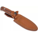 Couteau LionSteel M5.ST lame 11,5cm manche en bois de santal + étui en cuir