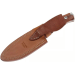 Couteau LionSteel M5.ST lame 11,5cm manche en bois de santal + étui en cuir