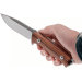 Couteau LionSteel M5.ST lame 11,5cm manche en bois de santal + étui en cuir