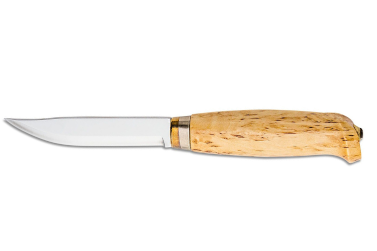 Couteau Marttiini Lynx 131010 lame 11cm manche bouleau madr&eacute; + &eacute;tui