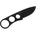 Couteau de cou Maserin 909.T lame 4,5cm manche ajouré en acier inox + étui