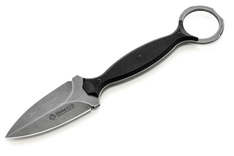 Couteau de cou Maserin 922.STW lame 7cm manche en G10 + &eacute;tui en kydex