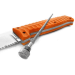 Couteau Maserin Croz 976.A lame 11cm manche en G10 orange + étui en nylon