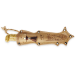 Couteau Marttiini Lynx 132 132010 lame 11cm manche bouleau madré + étui