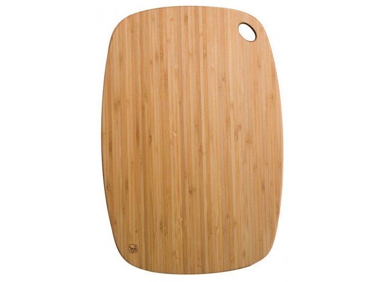 Planche a d&eacute;couper ultral&eacute;g&egrave;re totally bamboo - 34x23cm - garantie 5 ans
