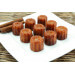 Set de 3 moules à cannelés bordelais en cuivre 5,5 cm