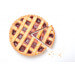 Tourtière ronde cannelée perforée Gobel fer blanc fond fixe