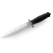 Couteau Maserin Diabolik 4950 lame 16cm manche en caoutchouc noir + étui en nylon