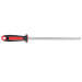 Fusil de boucher FISCHER mèche ronde 30cm grain fin manche rouge et gris