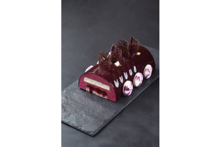 Gouttière à bûche en fer blanc