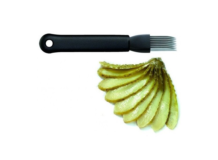 Coupe cornichons 8 lames inox Triangle