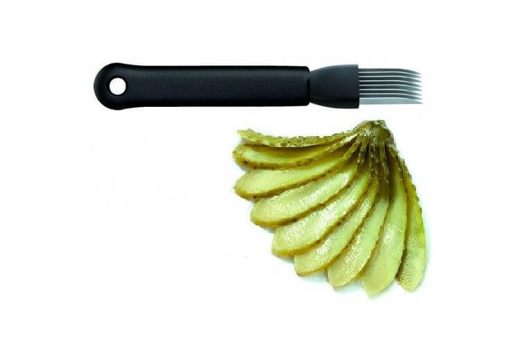 Coupe cornichons 8 lames inox Triangle