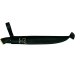 Couteau de chasse Marttiini 215015 lame 13cm manche caoutchouc noir + étui