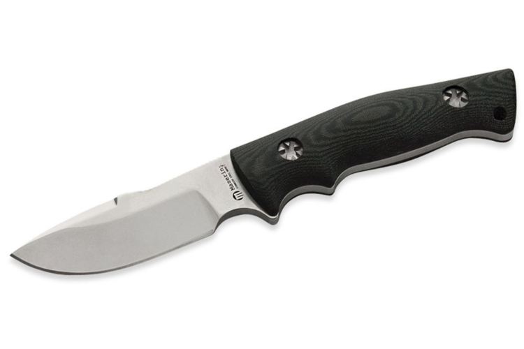 Couteau Maserin 986.MC lame 10cm manche en G10 noir + &eacute;tui