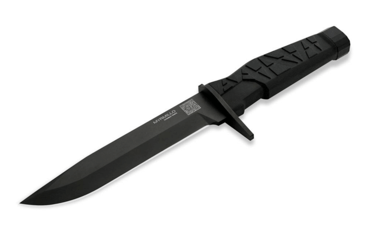 Couteau Maserin Myrmillo 960 lame 17,8cm manche en forprène + étui en nylon Molle