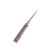 Couteau pliant Sencut Sachse S210073 manche en micarta marron 11,2cm
