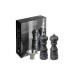 Coffret cadeau 2 moulins Peugeot Emotion Graphite poivre et sel 18cm avec entonnoir en inox