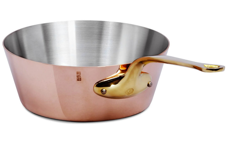Sauteuse &eacute;vas&eacute;e 24cm en cuivre Mauviel M'H&eacute;ritage 200B tous feux sauf induction