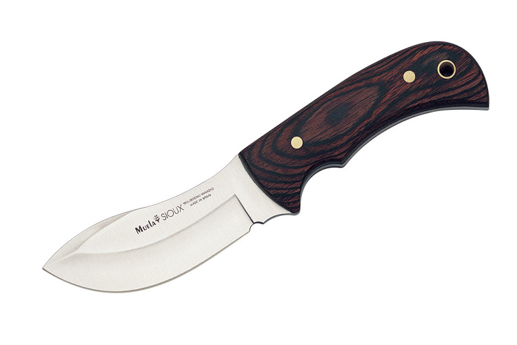 Couteau Muela Sioux 10R 9225 lame 10,5cm manche en stamina + &eacute;tui en cuir