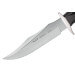 Couteau Muela Bufalo 9257 lame 17cm manche micarta noir avec extrémités en laiton + étui en cuir