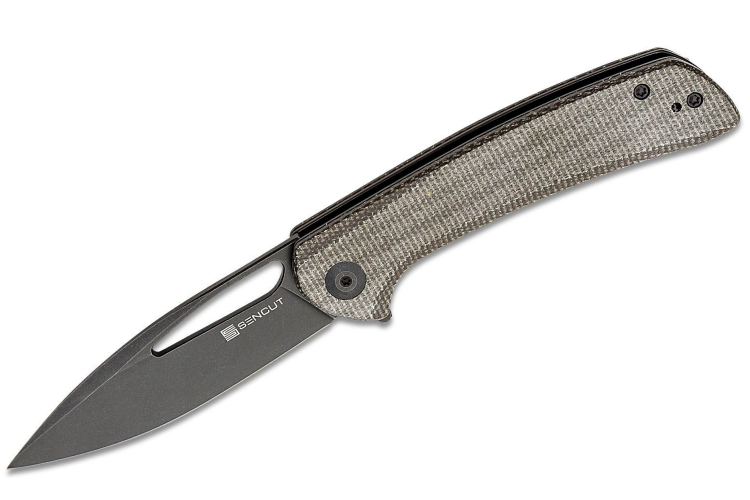 Couteau pliant Sencut Honoris SA07B manche en micarta vert fonc&eacute; 11,2cm