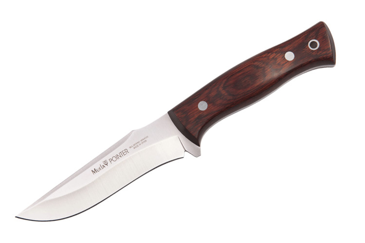 Couteau Muela Pointer 9330 lame 12cm en inox manche en stamina + &eacute;tui en cuir