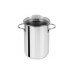 Cuit asperges Cristel 16cm avec panier inox et couvercle verre compatible induction