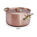 Cocotte en cuivre avec couvercle Mauviel M'Héritage 200B tous feux sauf induction