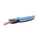Couteau Muela Setter 9265 lame 11cm en acier manche en micarta blanc + étui en cuir