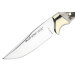 Couteau Muela Setter 9266 lame 11cm en inox manche en bois de cerf + étui en cuir