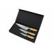 Coffret 3 couteaux Fukito Pakka San Mai Chef + Universel + Office
